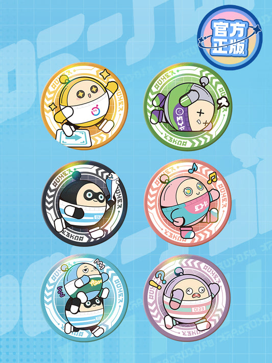 eggy party badges