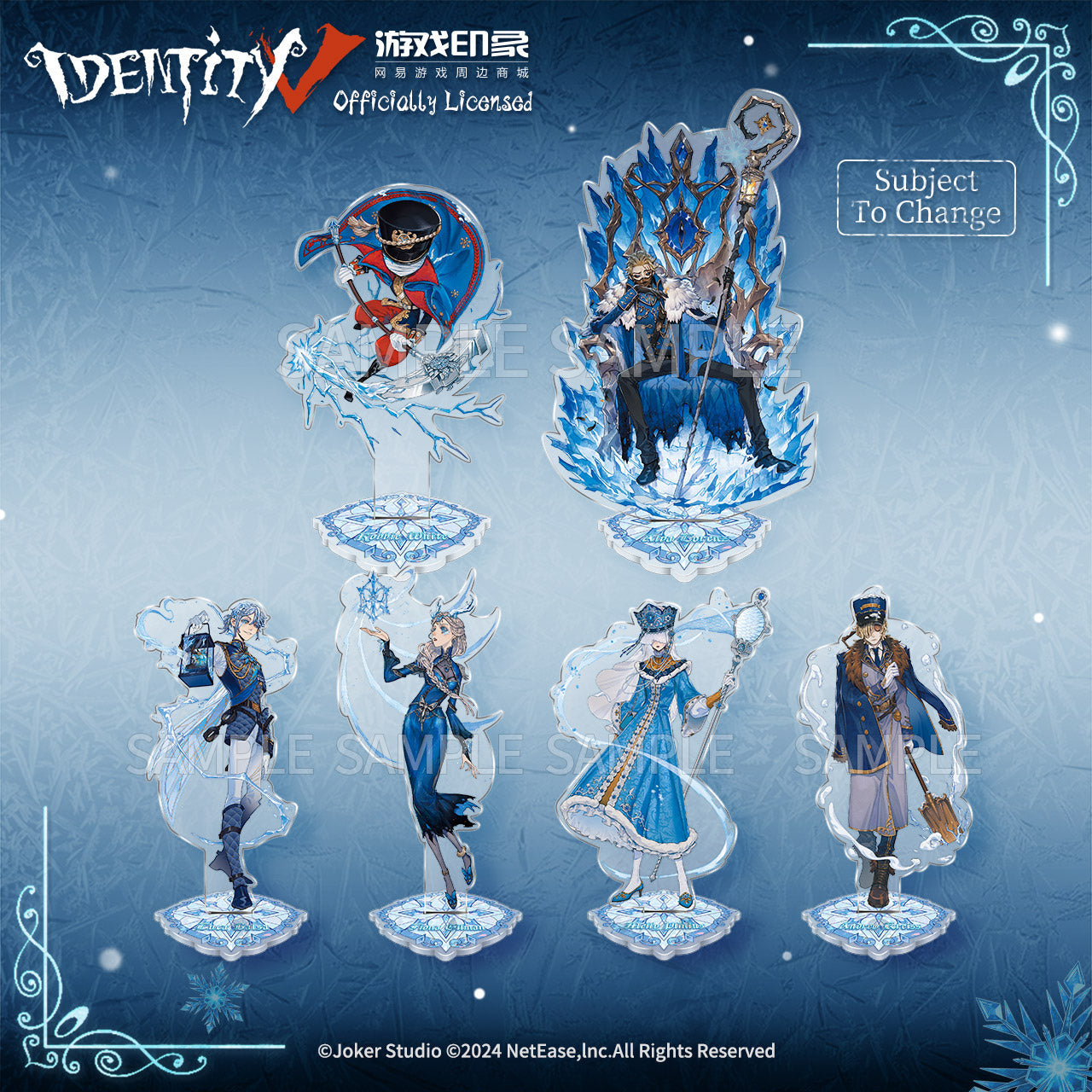 Identity V Frozen Kingdom Series Merch
