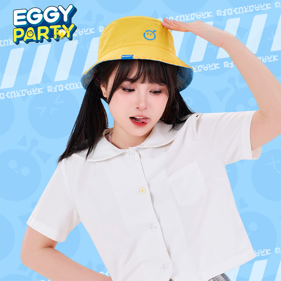 eggy party yellow bucket hat