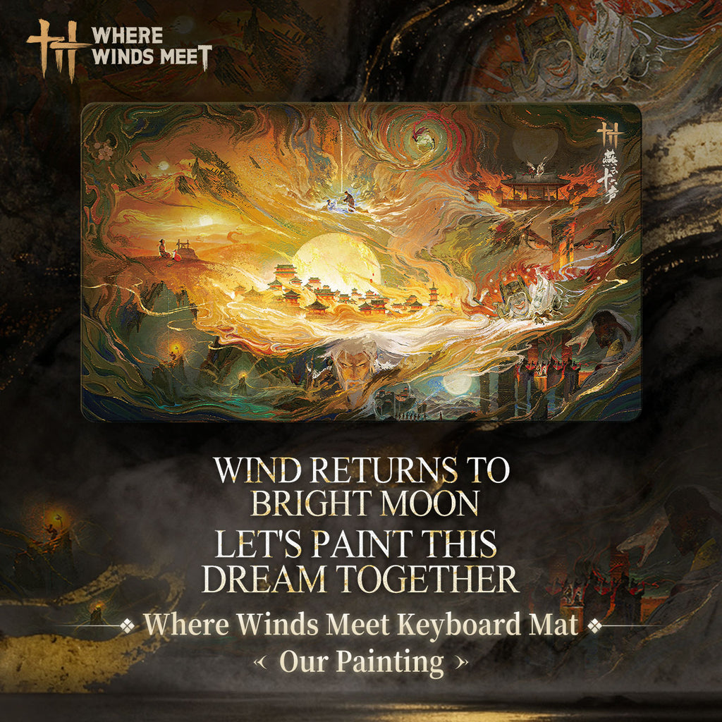 Where Winds Meet Keyboard Mat Our Painting
