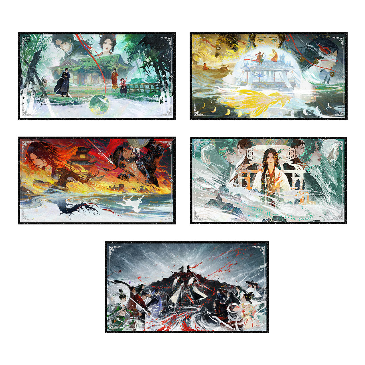 Where Winds Meet - Scroll Painting PET colored paper