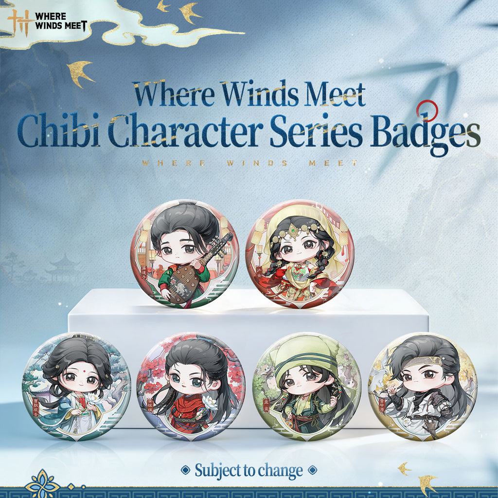 Where Winds Meet - Chibi Character Series Badges 2nd release