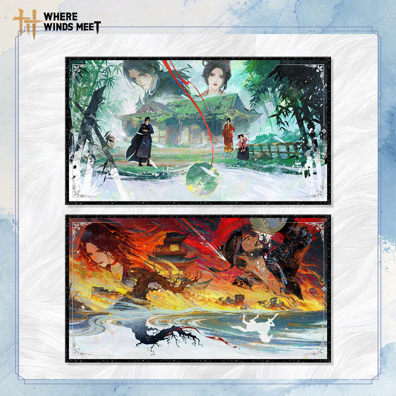 Where Winds Meet - Scroll Painting PET colored paper