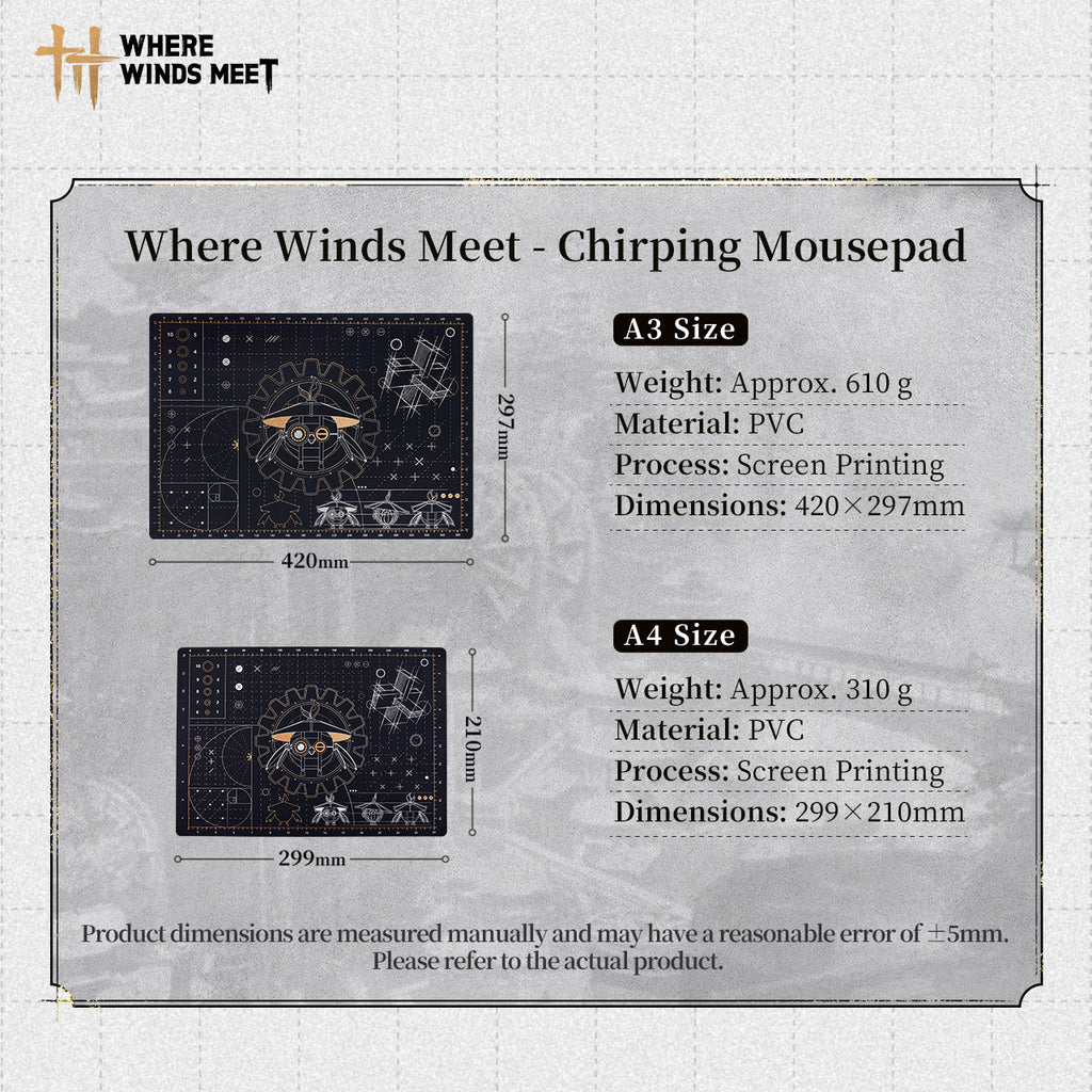 Where Winds Meet - Chirping Mousepad
