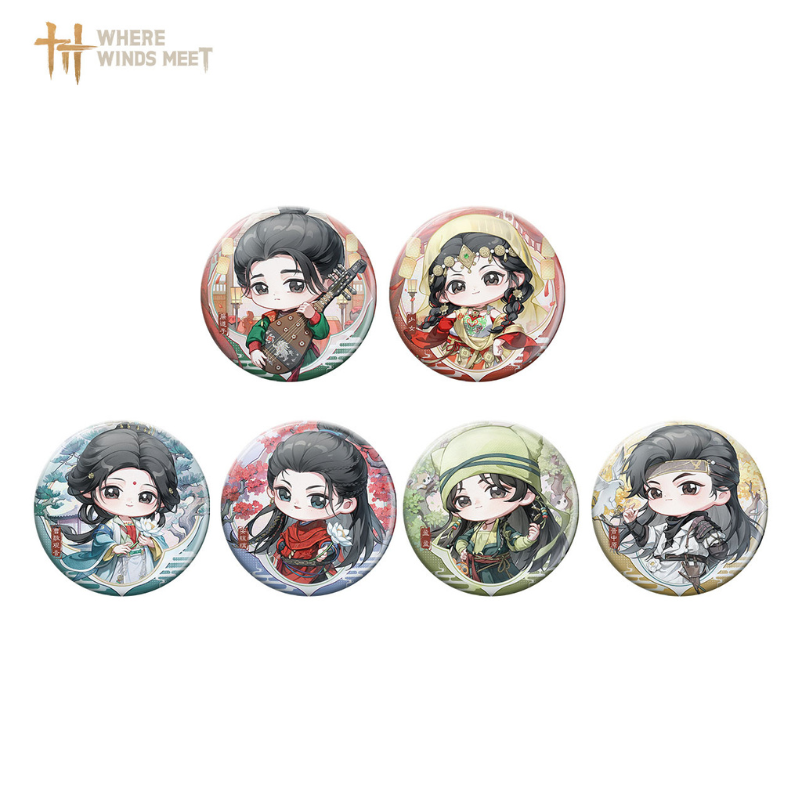Where Winds Meet - Chibi Character Series Badges 2nd release