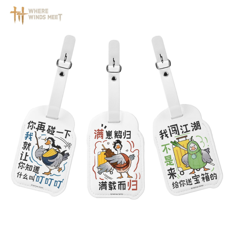 Where Winds Meet - Spring Outing Goose Luggage Tag