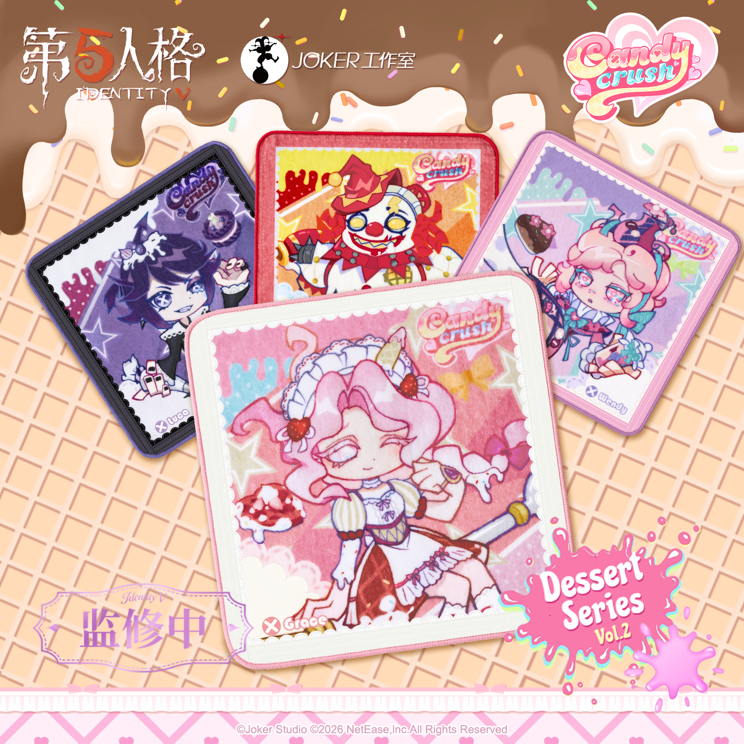 identity v theme series handkerchiefs