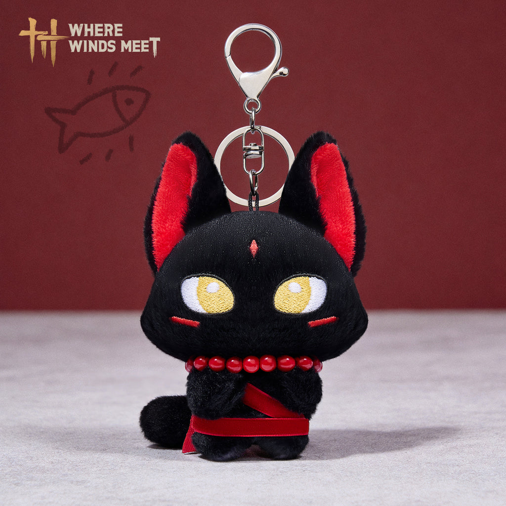 Where Winds Meet - Plush Pendant Midnight Cat
