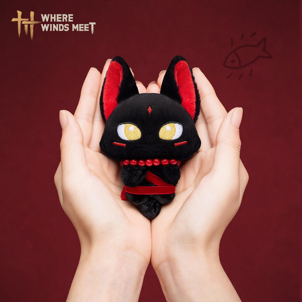 Where Winds Meet - Plush Pendant Midnight Cat