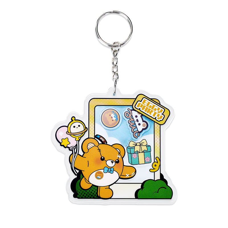 eggy party teddy merch pendant accessory blind box