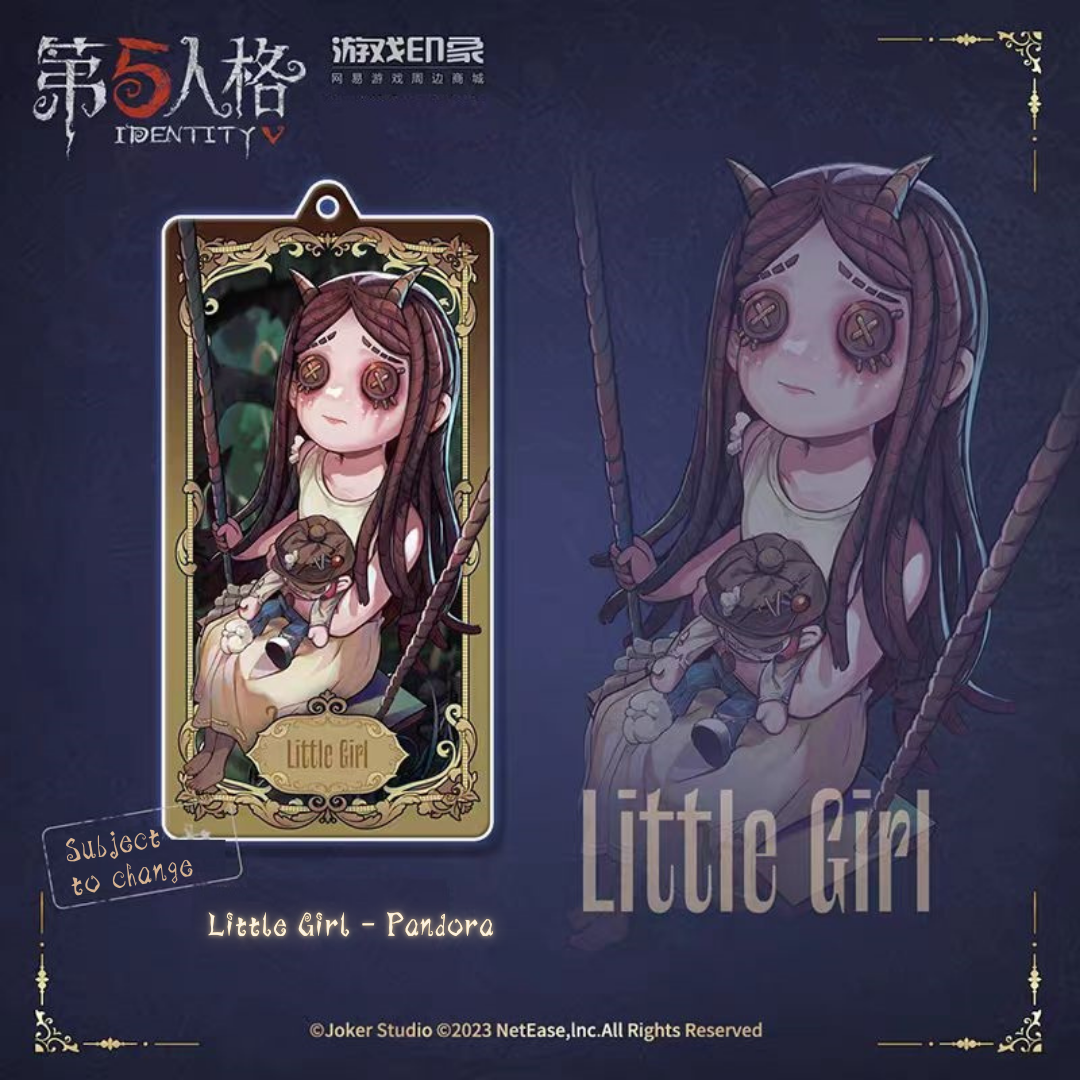 identity v little girl keychain