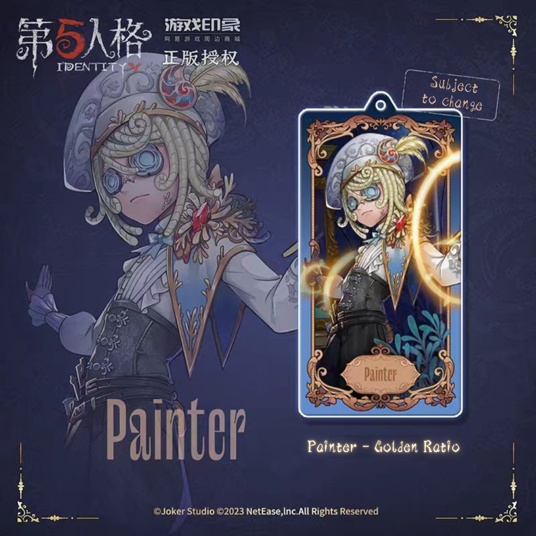 identity v edgar painter keychain