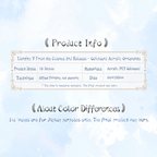 Identity V - From the Cosmos 2nd Release Quicksand Acrylic Ornaments