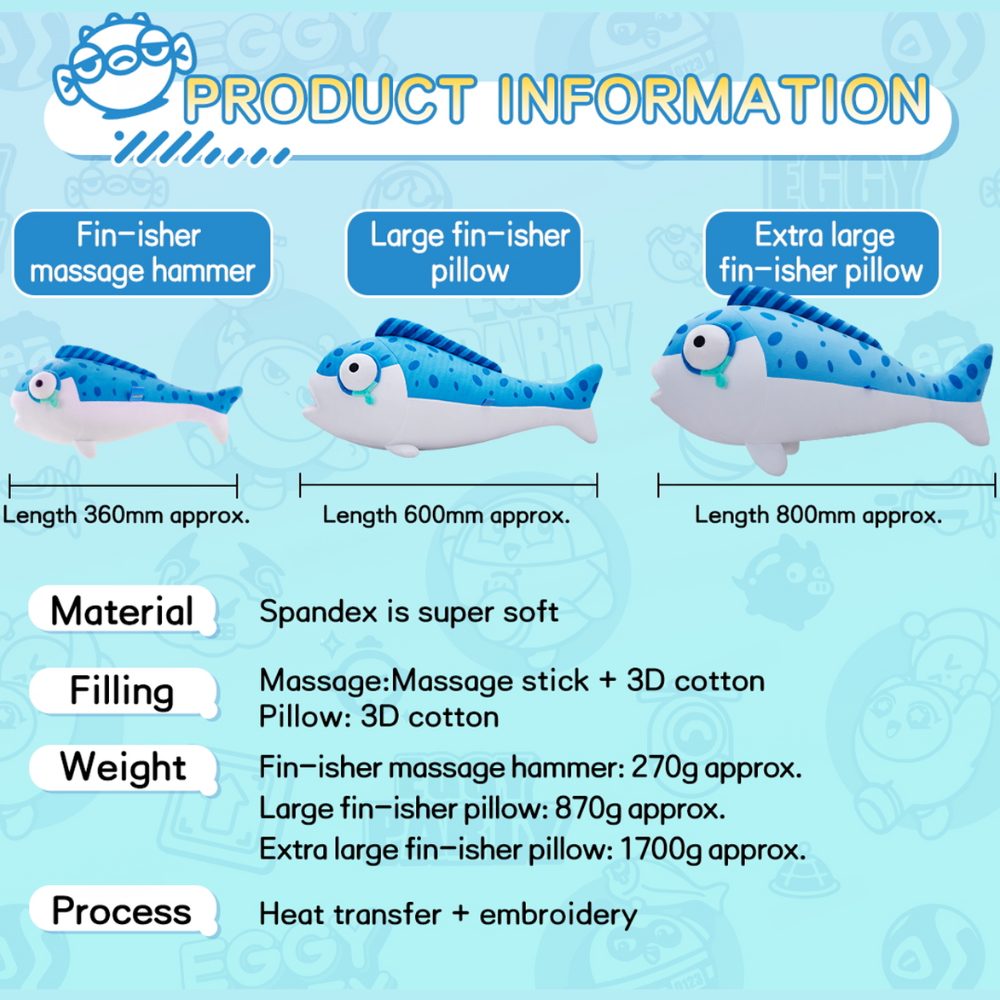 Eggy Party - The Fin-isher Series Merch