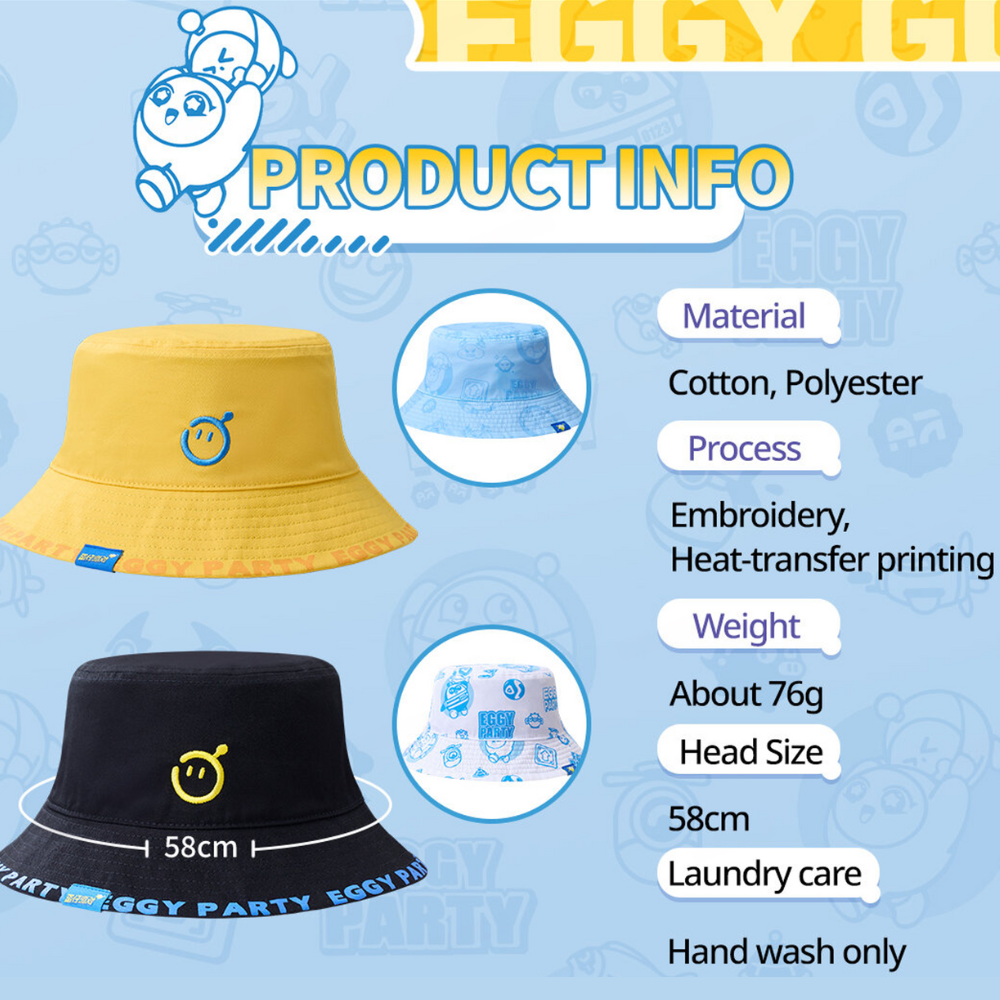 Eggy Party - Double Sided Bucket Hat