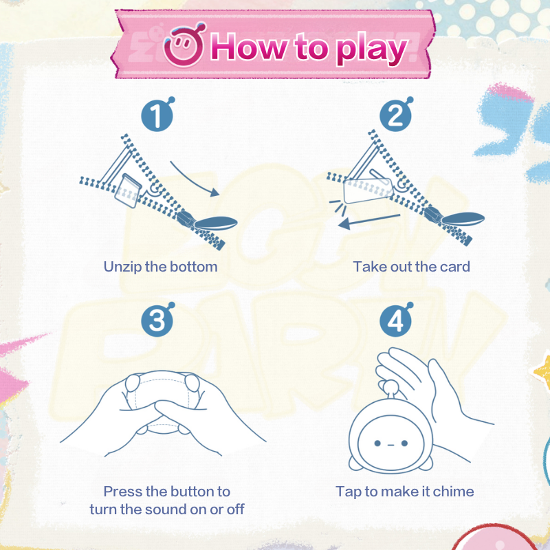 Eggy Party - Squishy Sound Pendant Blind Box