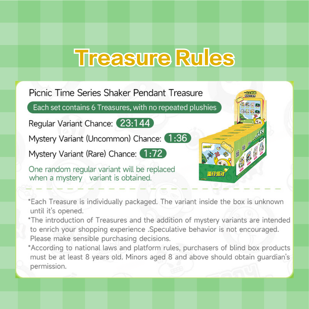 Eggy Party - Picnic Time Series Pendant Accessory Blind Box