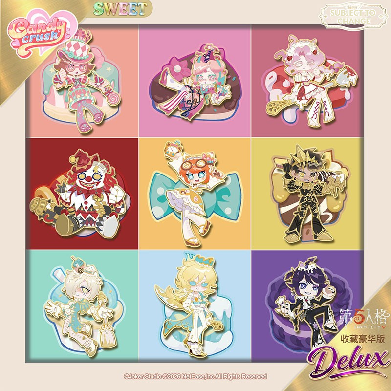 Idv Dessert Series Metal Badge