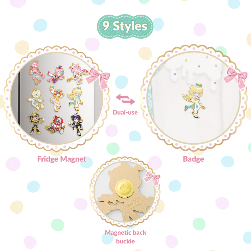 Idv Dessert Series Metal Badge