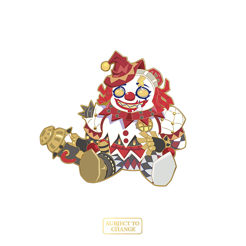 Identity V Dessert Series Metal Badge Smiley Face