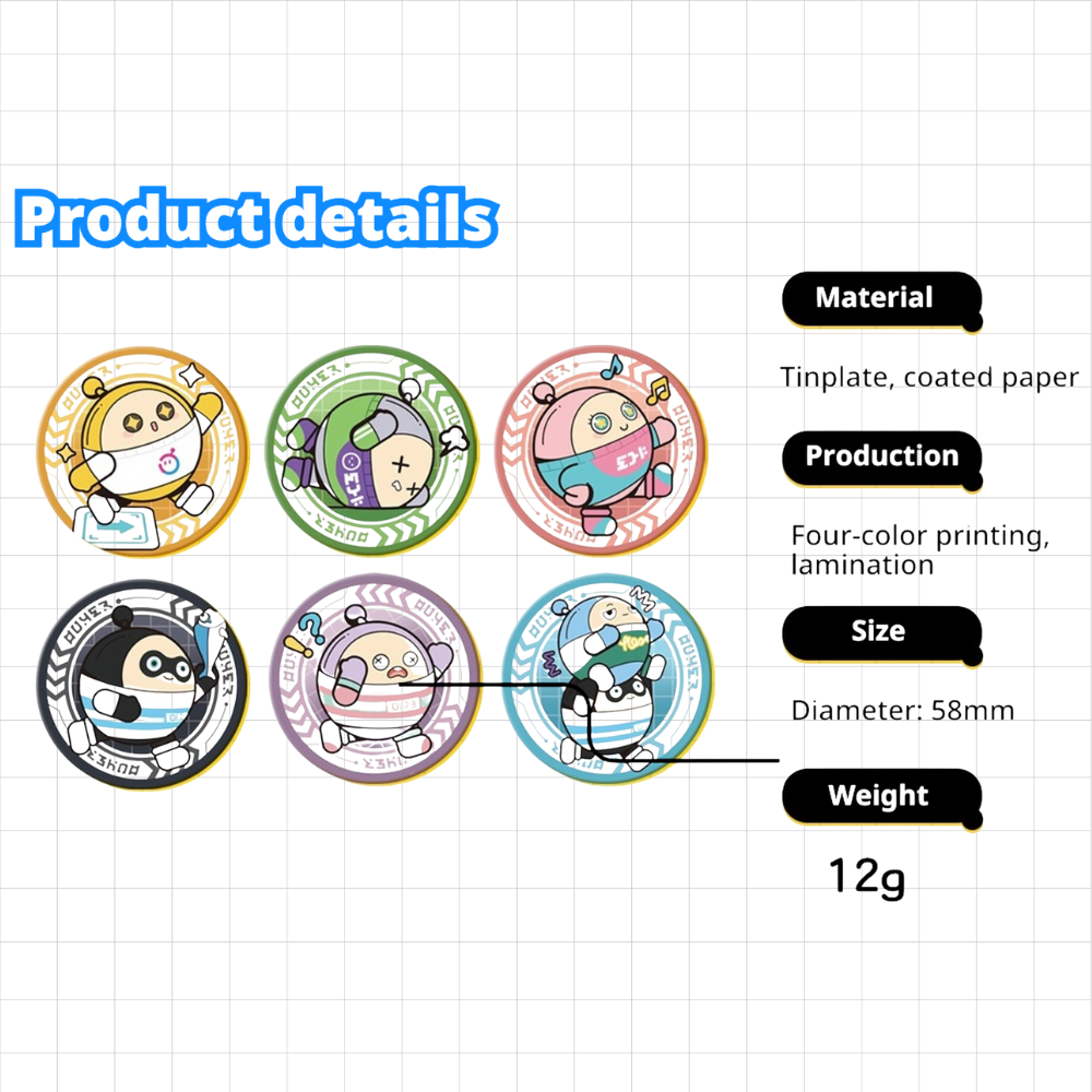 Eggy Party - Badges (Random Style)