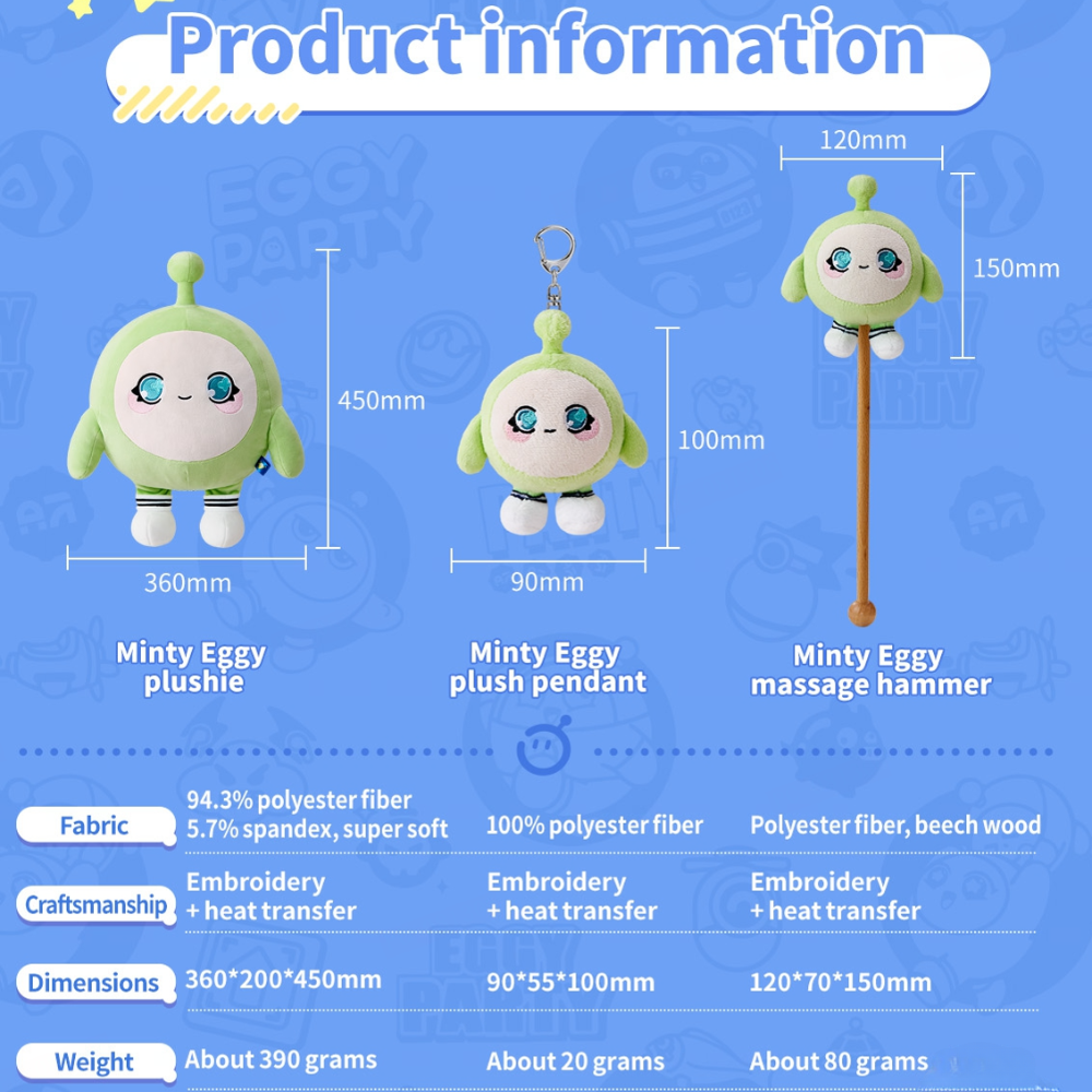 Eggy Party - Minty Eggy Series Merch