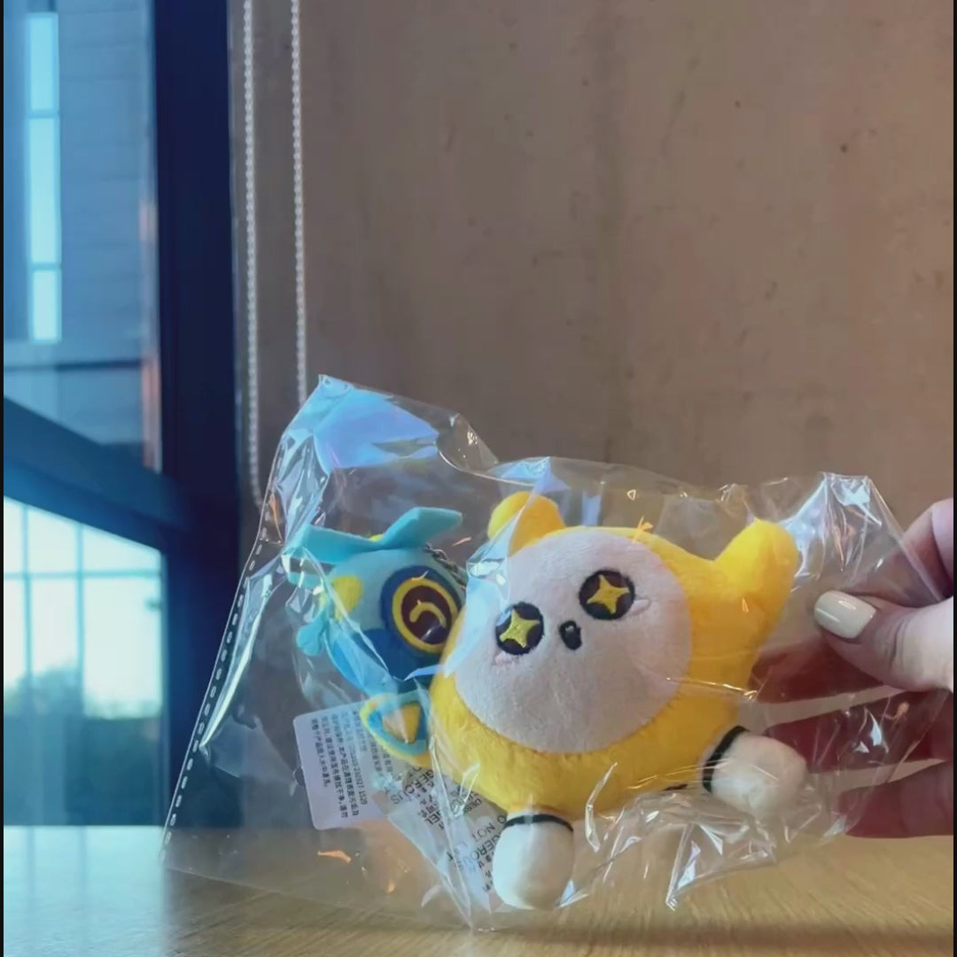 エギーパーティー - プルリールぬいぐるみキーチェーン