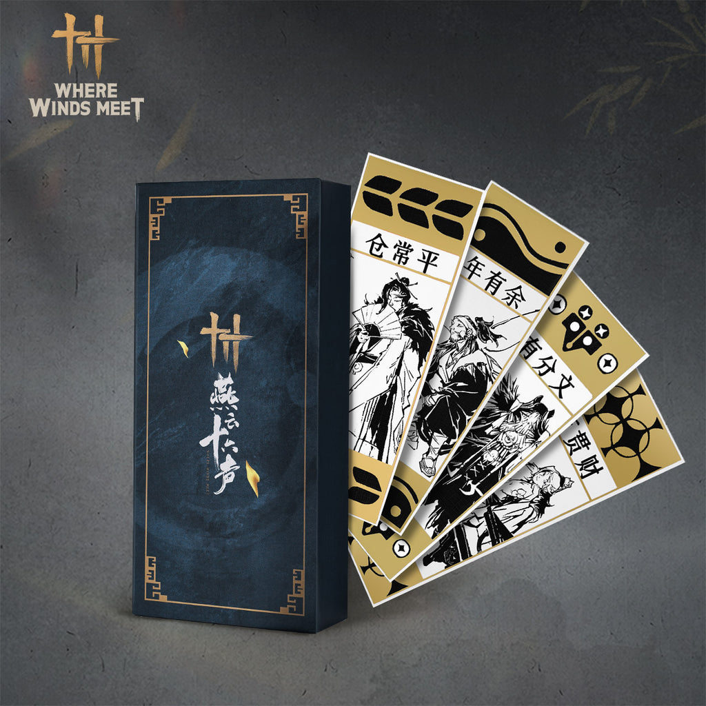 where winds meet madiao card game packaging with wild cards