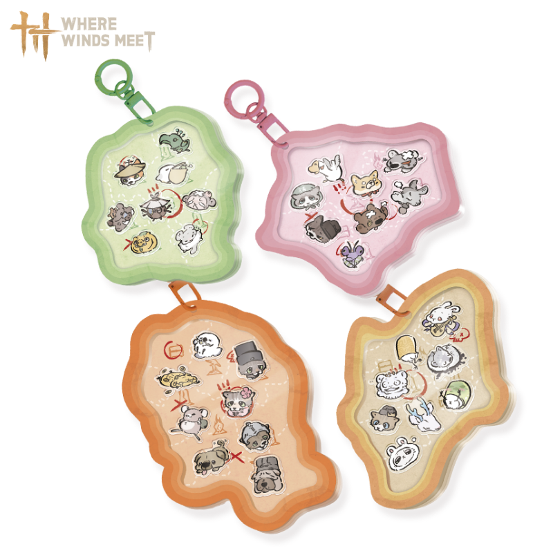 Where Winds Meet - Cute Creatures Chronicles Acrylic Shaker Pendant