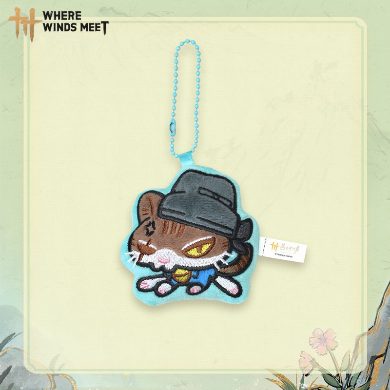 Where Winds Meet - Cat Plush Fridge Magnet/Pendant