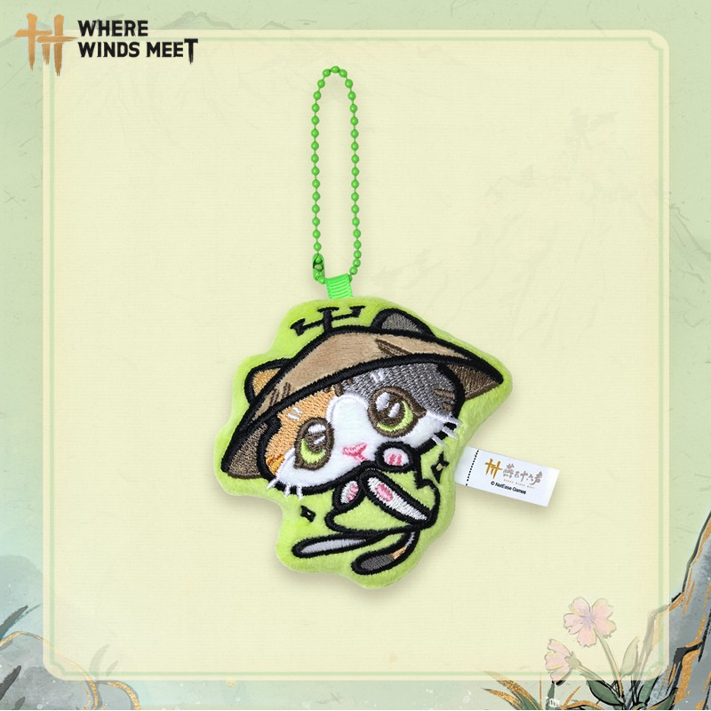 Where Winds Meet - Cat Plush Fridge Magnet Pendant