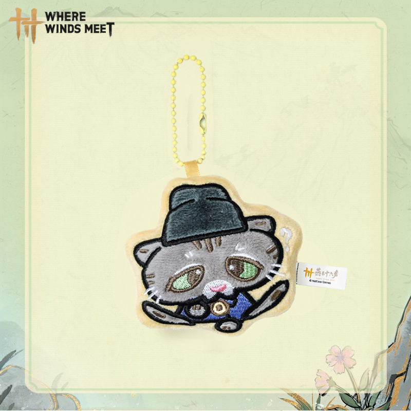 Where Winds Meet - Cat Plush Fridge Magnet Pendant
