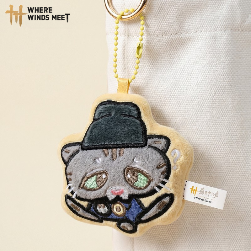 Where Winds Meet - Cat Plush Fridge Magnet/Pendant