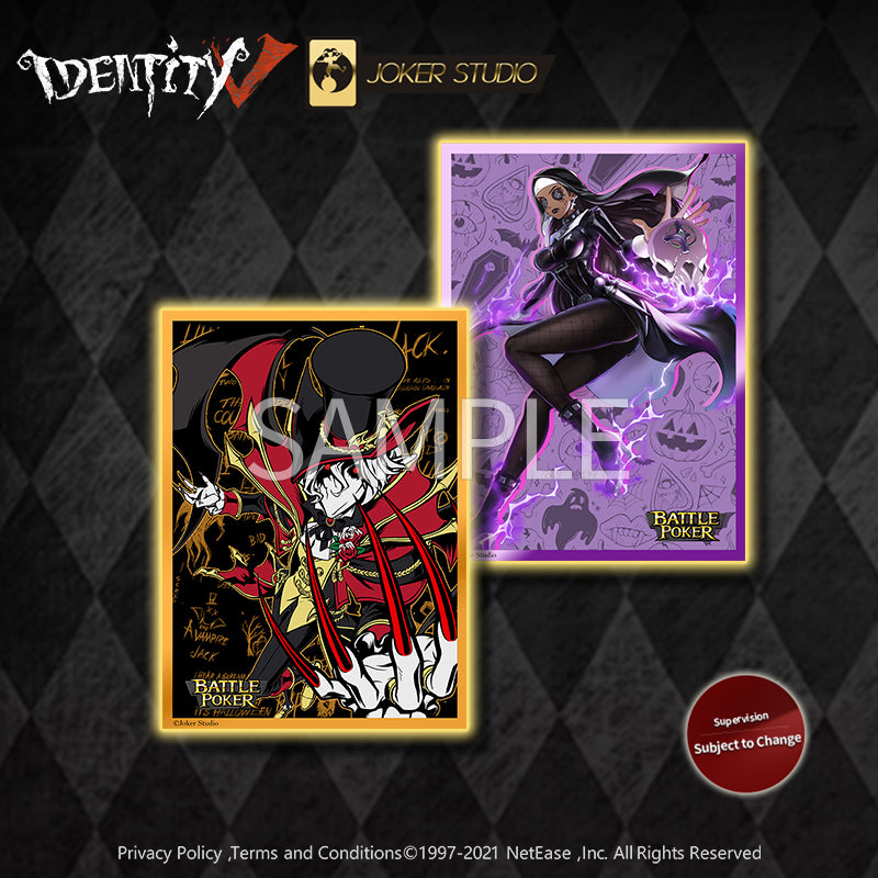 Identity V - Special Edition Card Sleeves for Blackjack Battle Poker (Midnight Party Series)