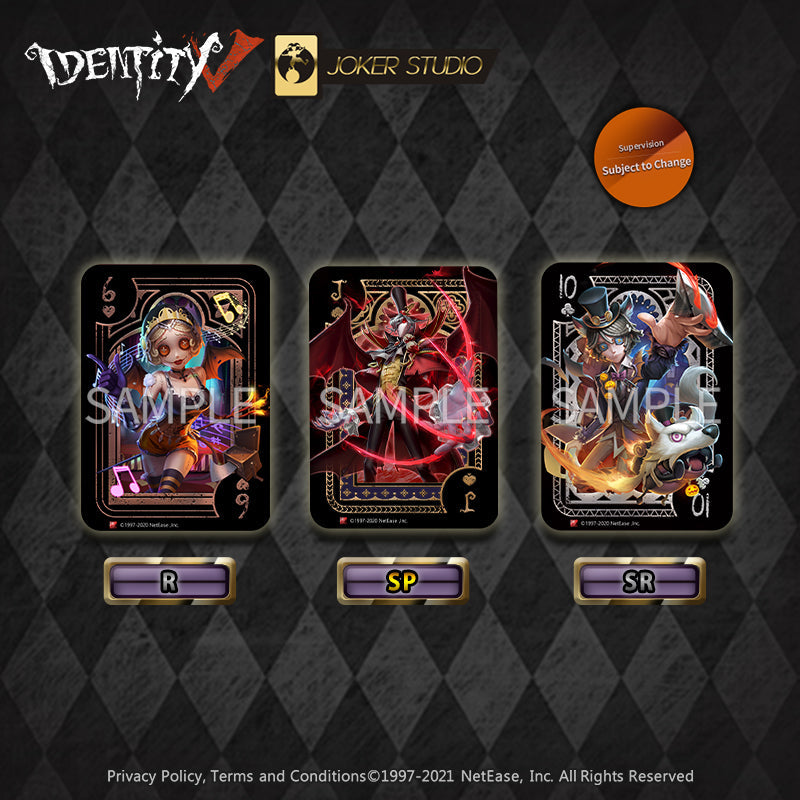 Identity V - Blackjack Battle Card Deck Vol. 2 Midnight Party Series