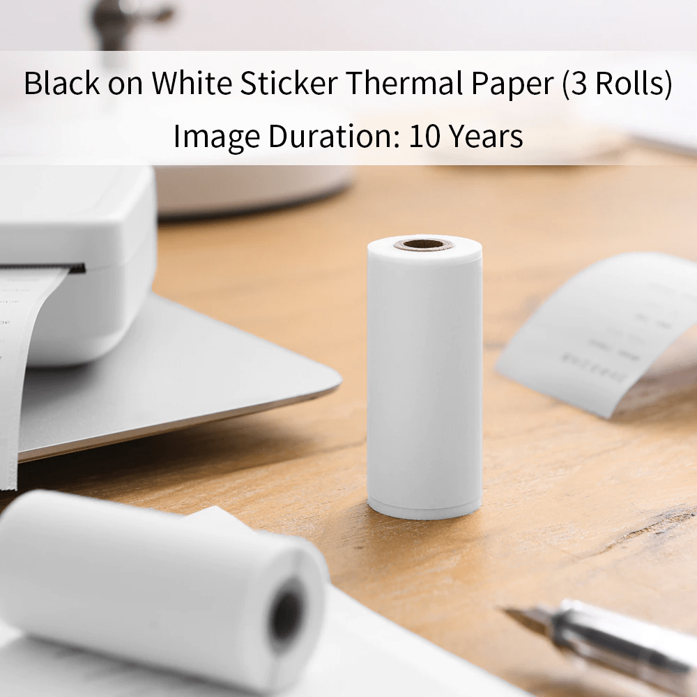 Youdao Pocket Printer  Sticker Thermal Paper 1 box 3 rolls