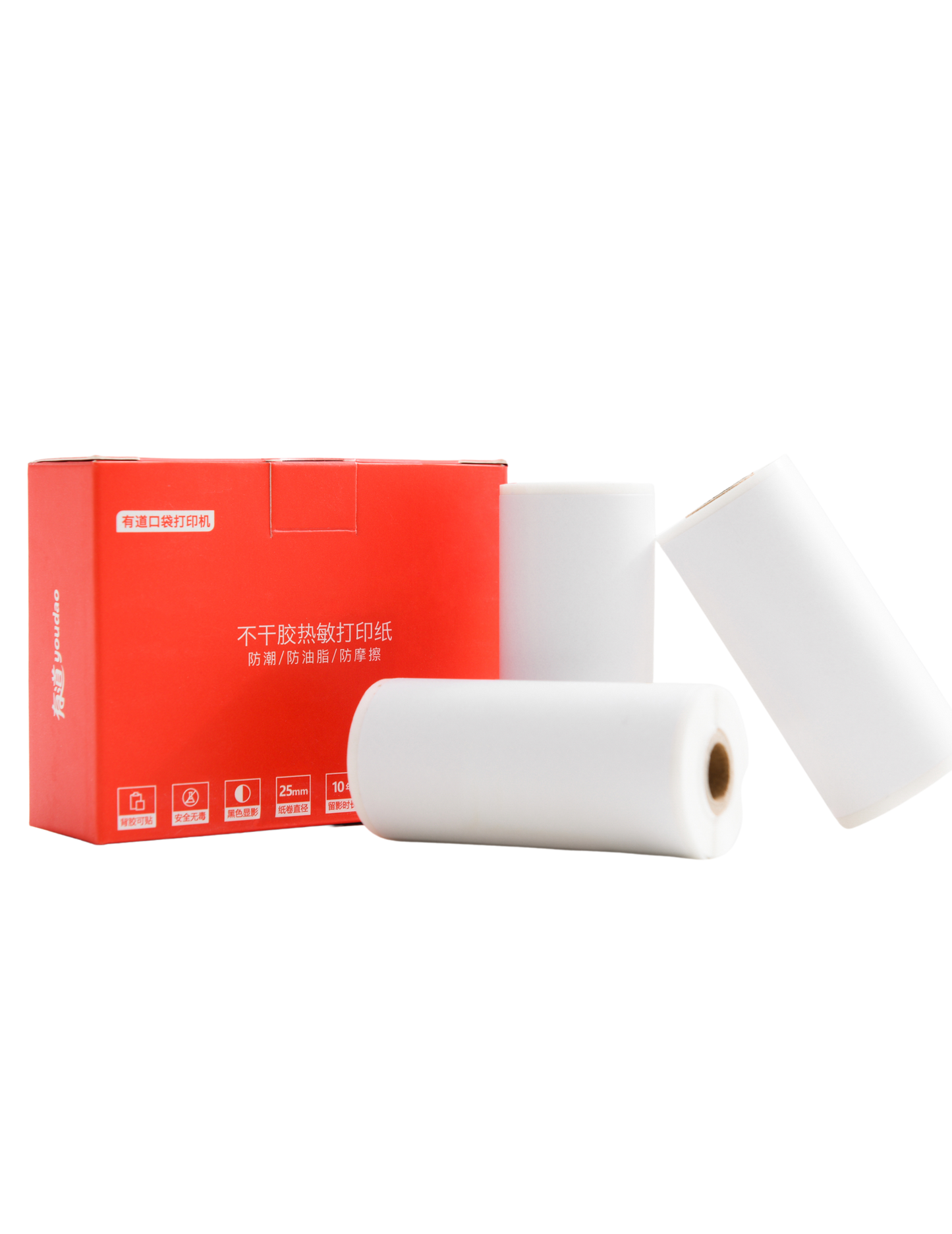 Youdao Pocket Printer  Sticker Thermal Paper 1 box 3 rolls